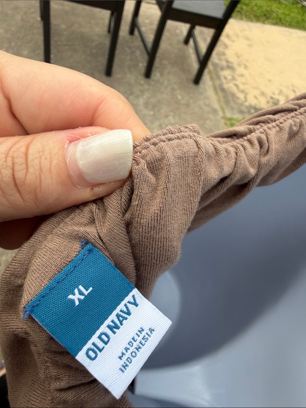Old Navy Taupe Halter Jumpsuit - Picture 3 of 3